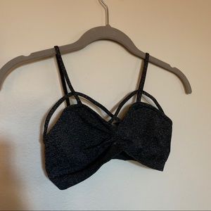 LF ~ gray, black, mint strapped bralettes